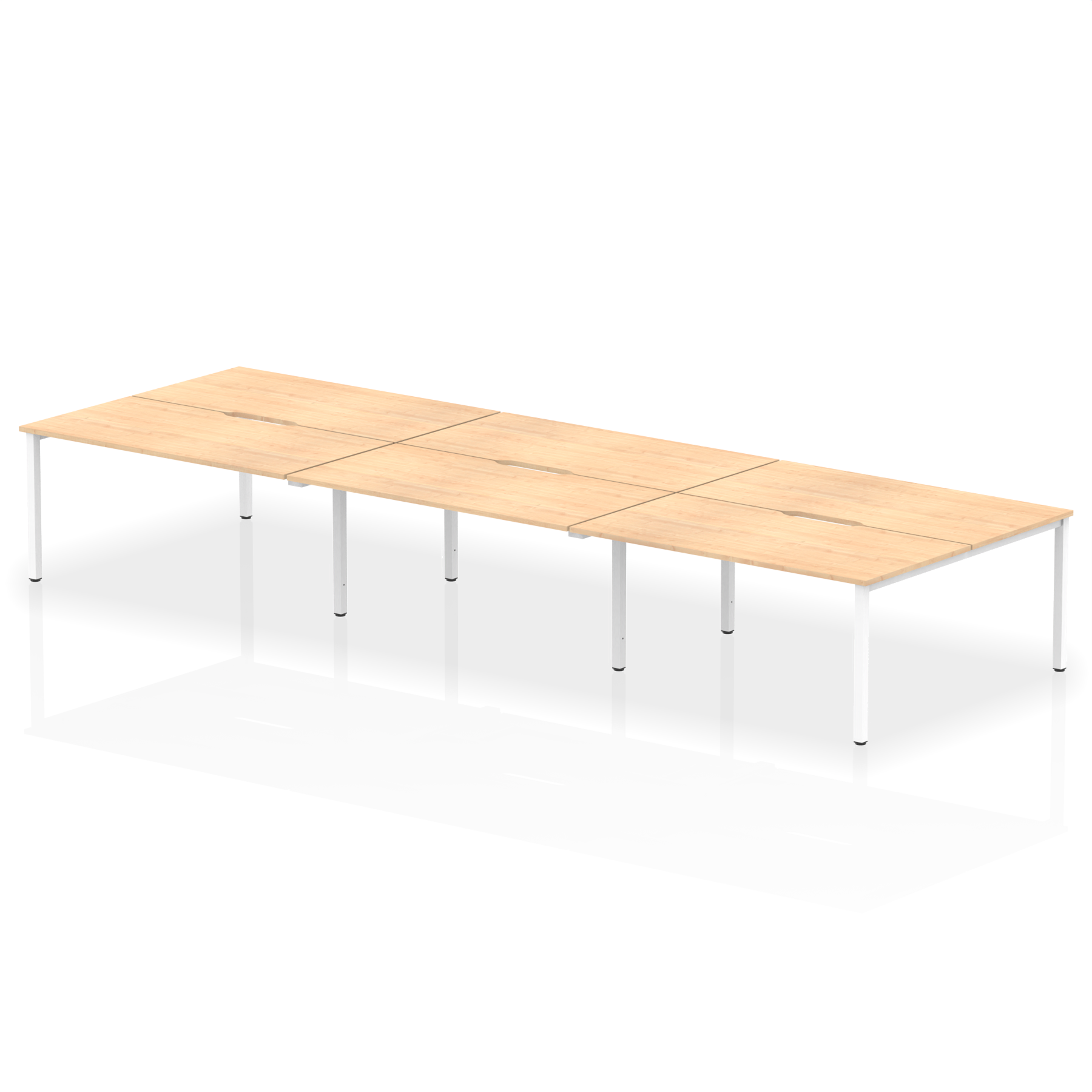 Evolve Plus B2B Bench Desk - 6 Person