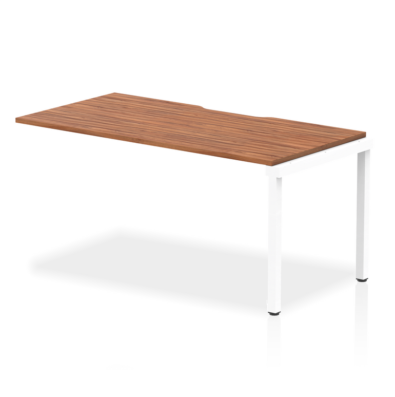 Evolve Plus Single Row Bench Desk Extension Kit