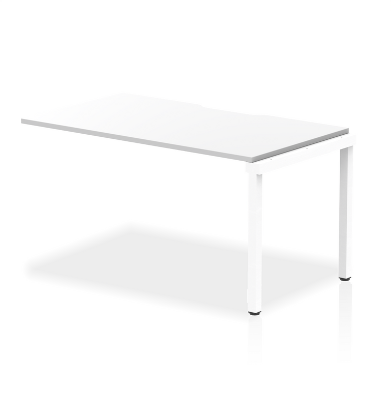 Evolve Plus Single Row Bench Desk Extension Kit