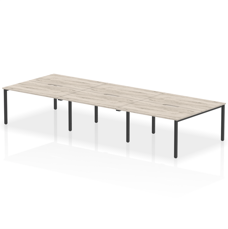 Evolve Plus B2B Bench Desk - 6 Person