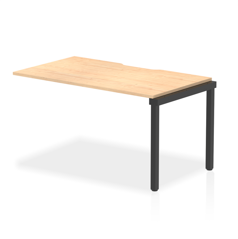 Evolve Plus Single Row Bench Desk Extension Kit