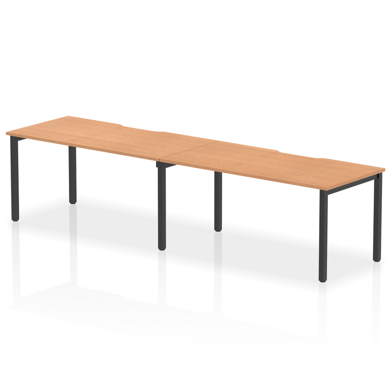 Evolve Plus Single Row Bench Desk - 2 Person