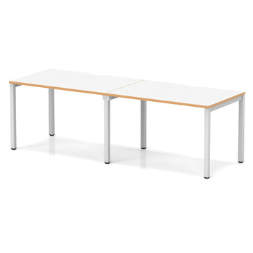 White & Natural Wood