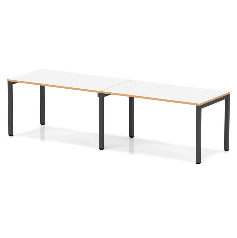 Evolve Plus Single Row Bench Desk - 2 Person