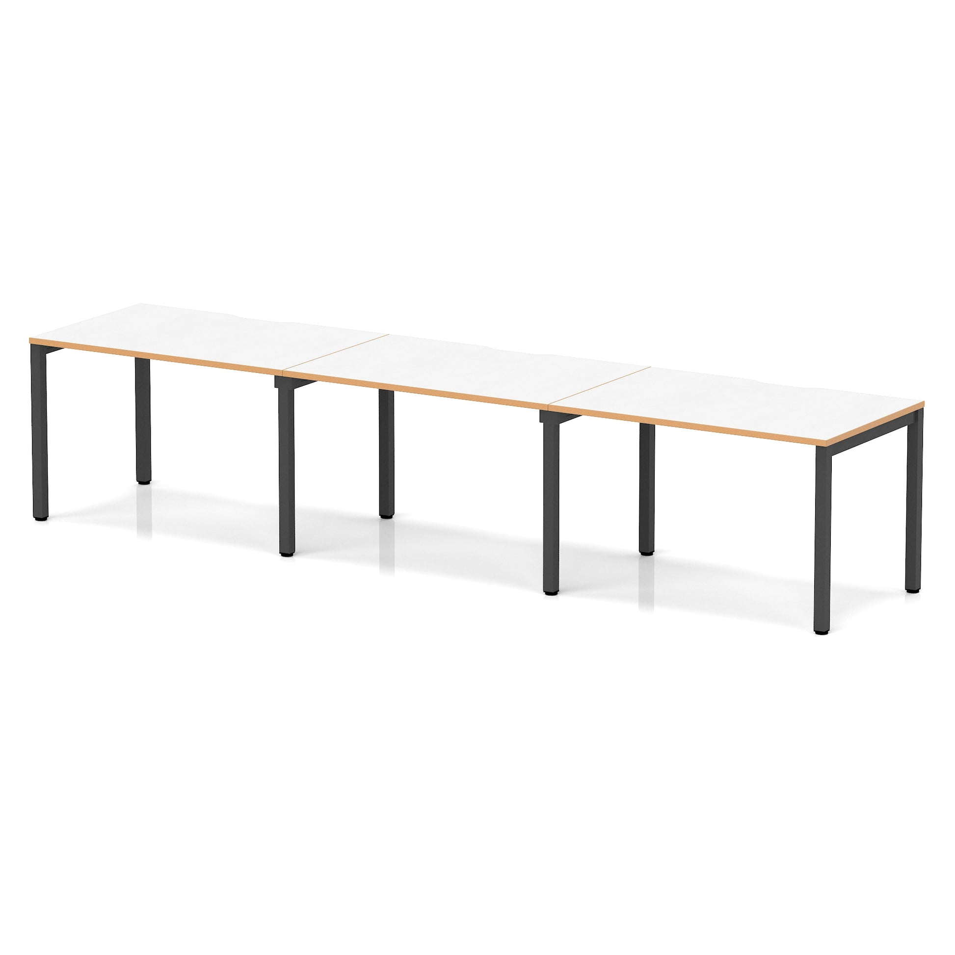 Evolve Plus Single Row Bench Desk - 3 Person