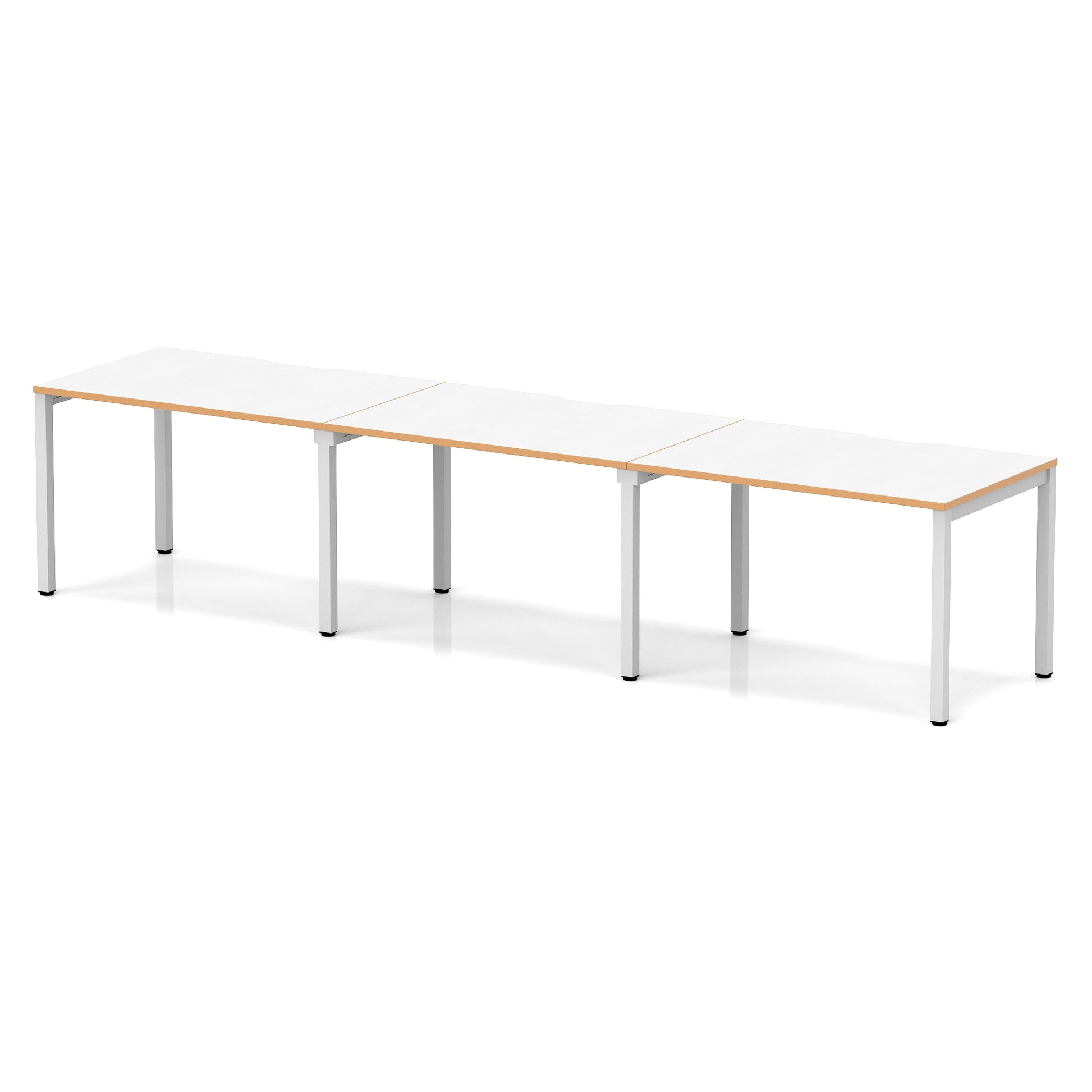 Evolve Plus Single Row Bench Desk - 3 Person