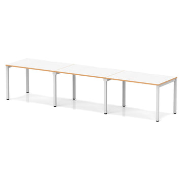 White & Natural Wood