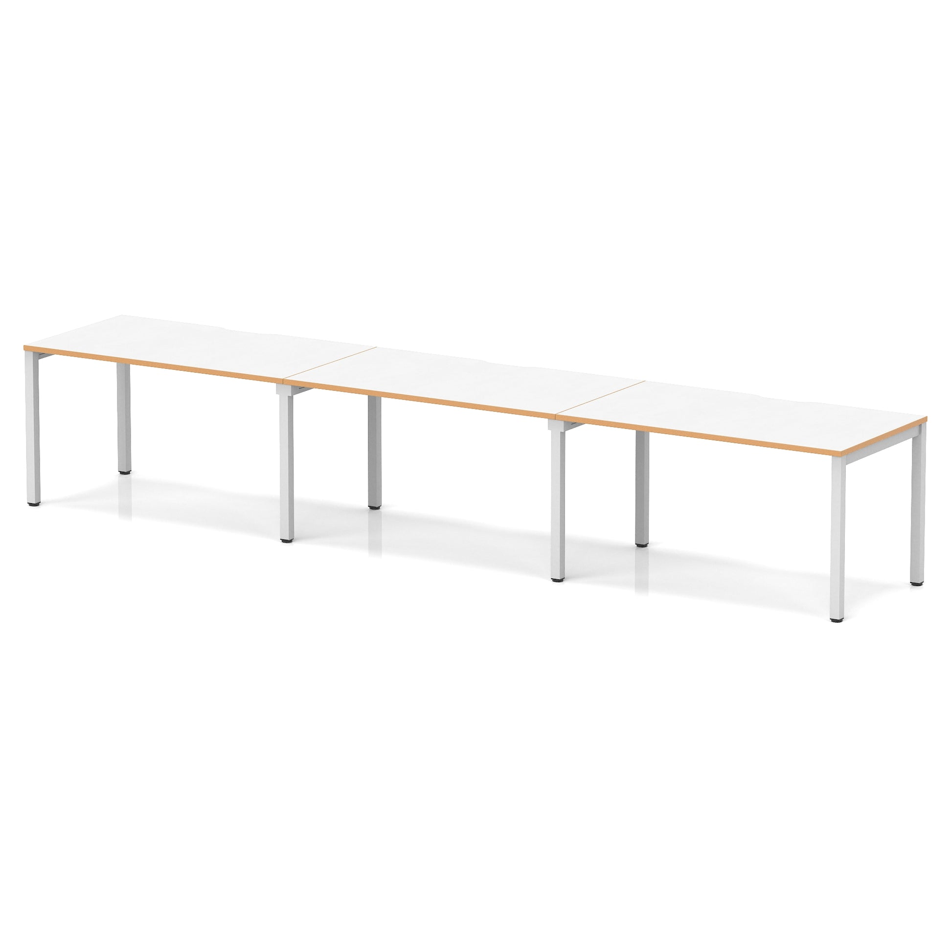 Evolve Plus Single Row Bench Desk - 3 Person