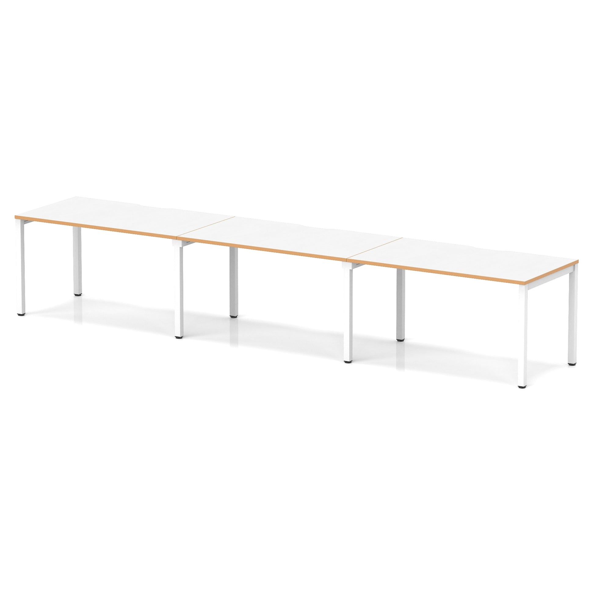 Evolve Plus Single Row Bench Desk - 3 Person