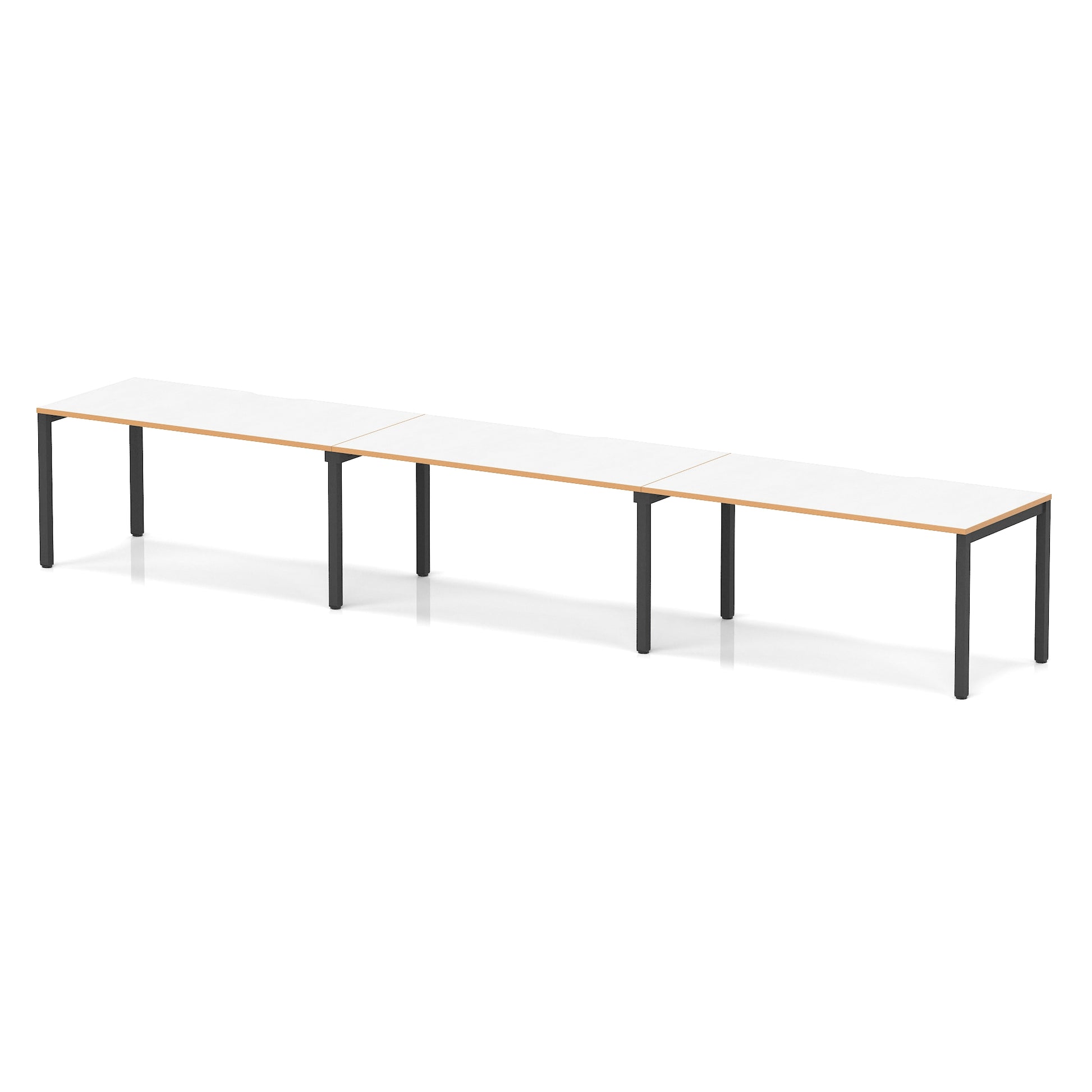 Evolve Plus Single Row Bench Desk - 3 Person