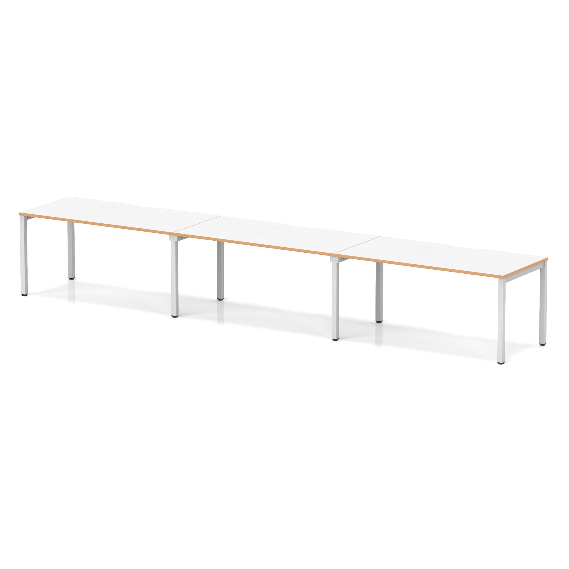 Evolve Plus Single Row Bench Desk - 3 Person