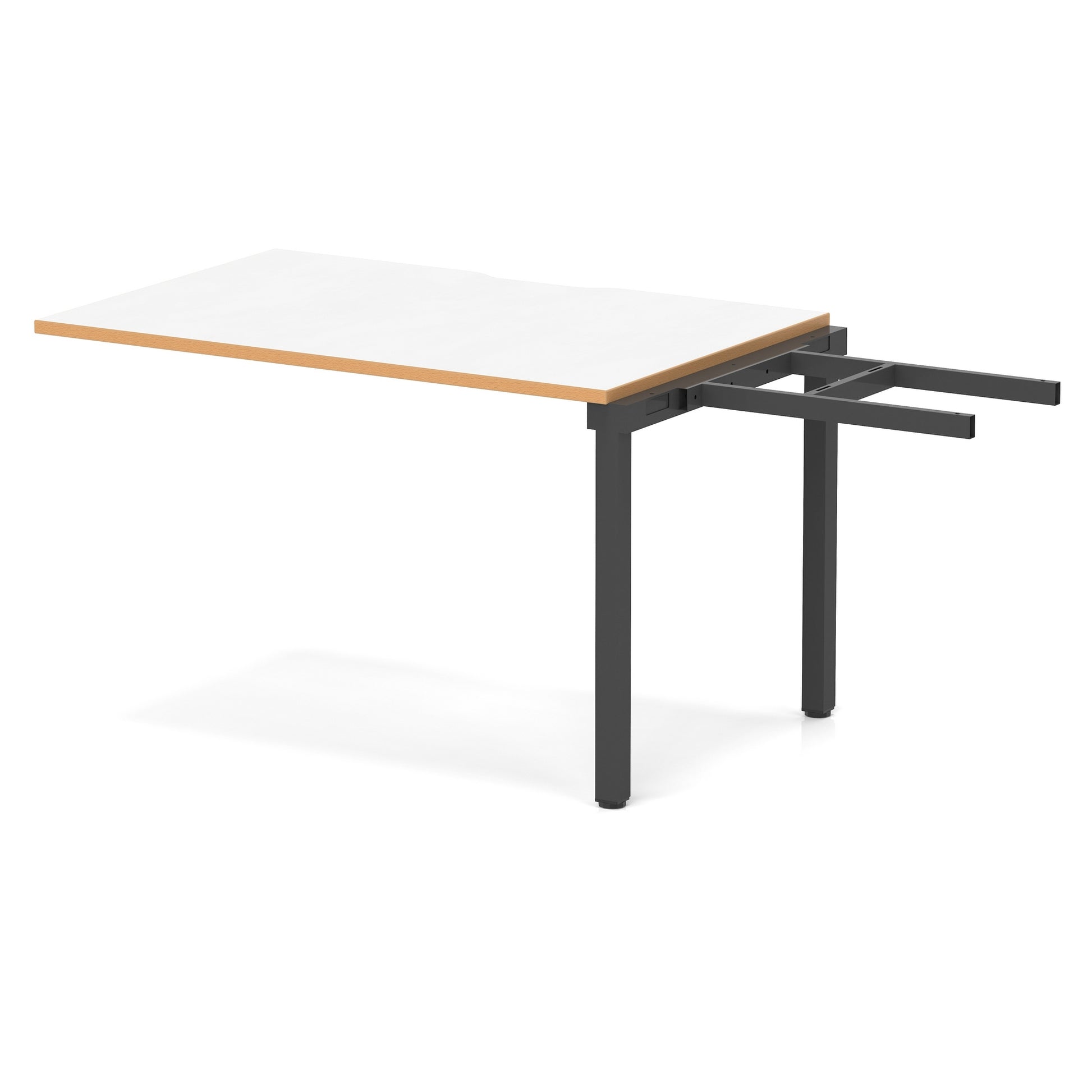 Evolve Plus Single Row Bench Desk Extension Kit