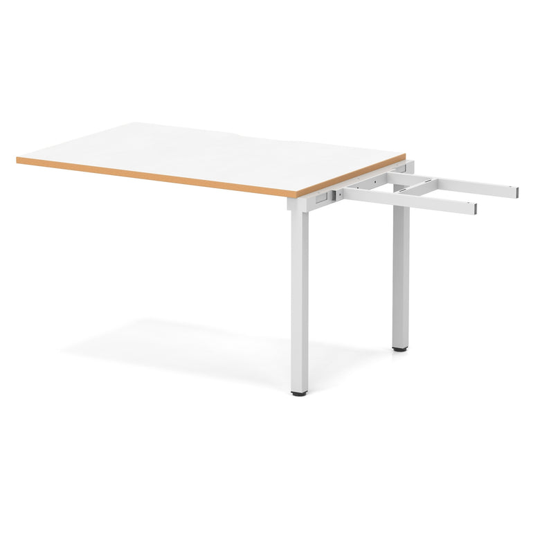 Evolve Plus Single Row Bench Desk Extension Kit