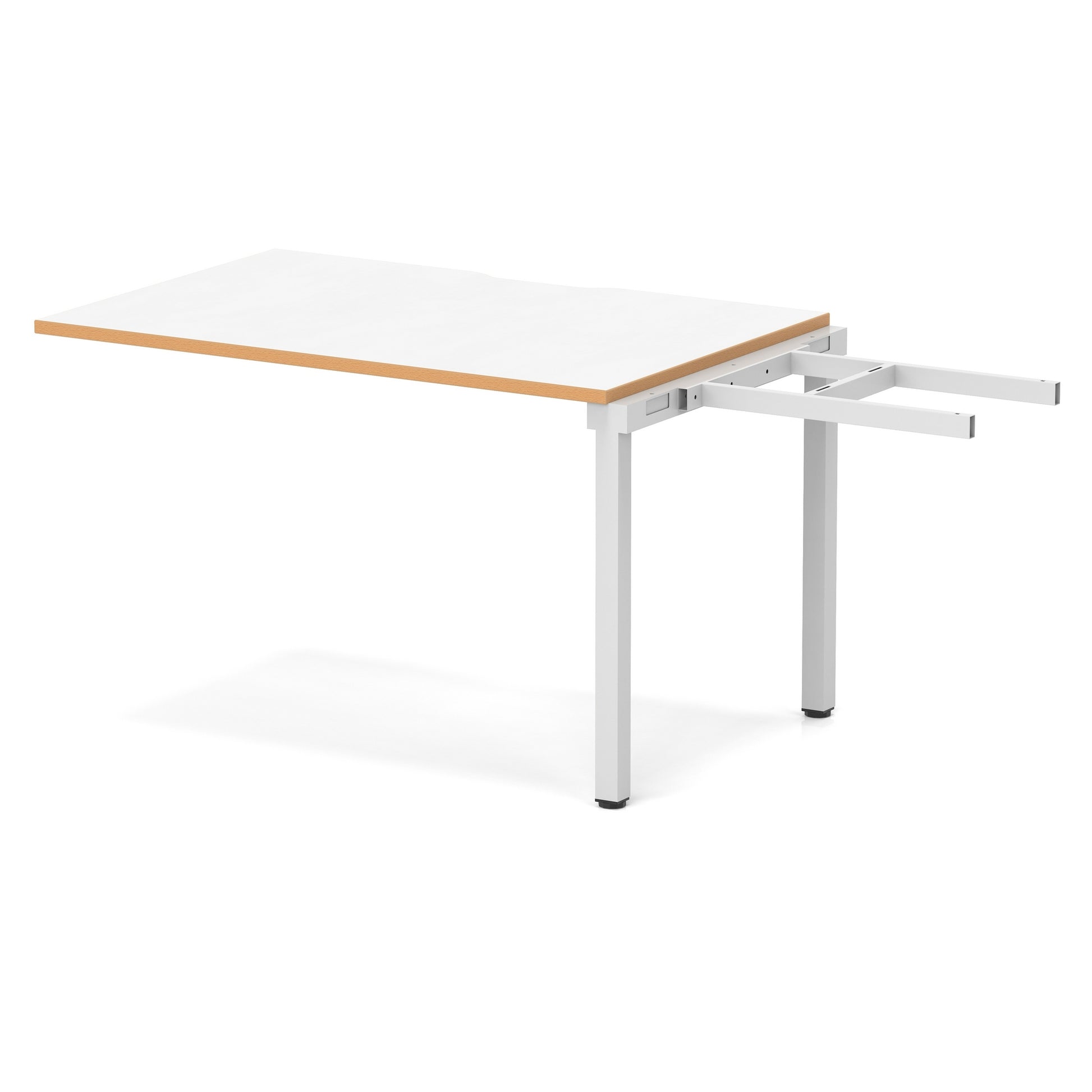 Evolve Plus Single Row Bench Desk Extension Kit