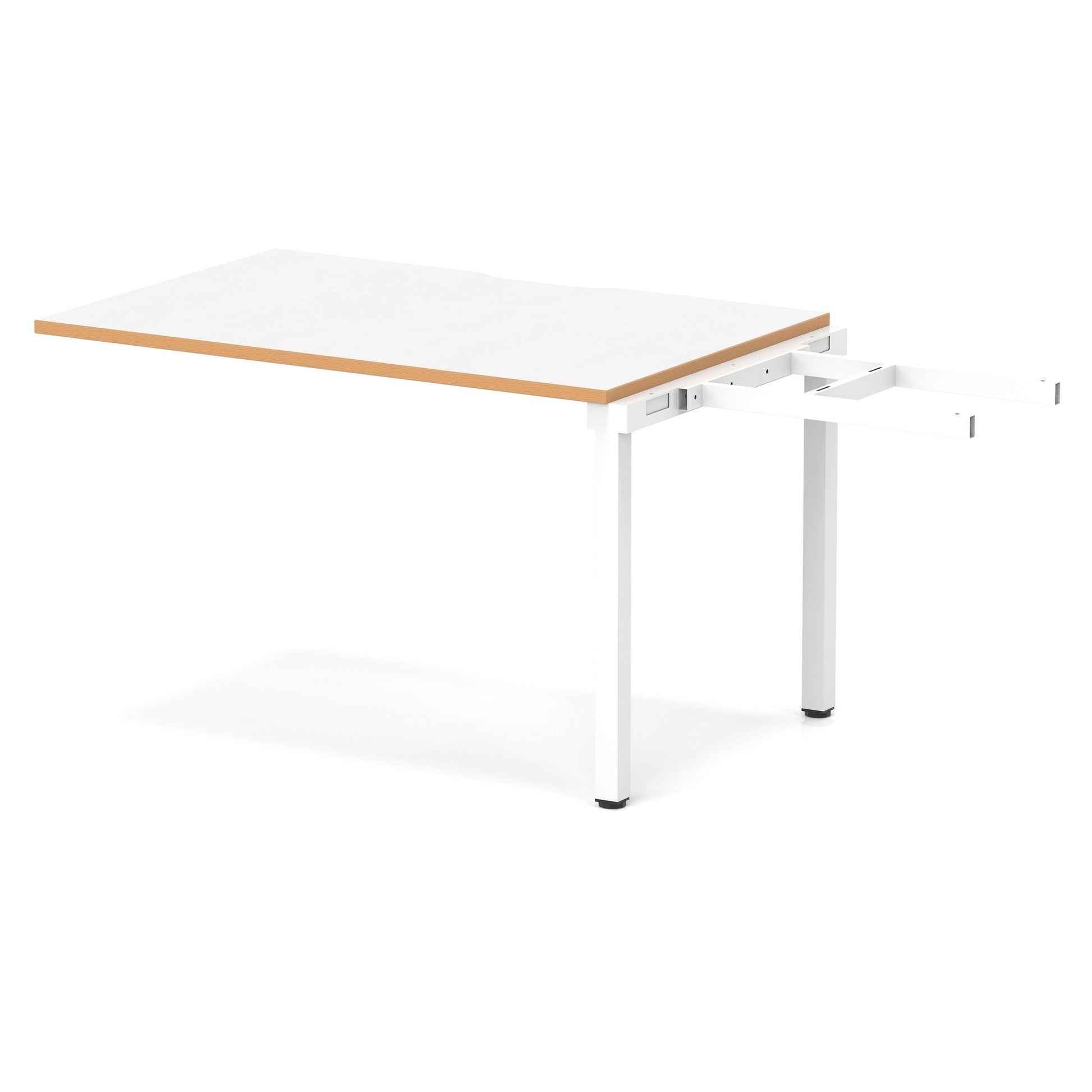 Evolve Plus Single Row Bench Desk Extension Kit