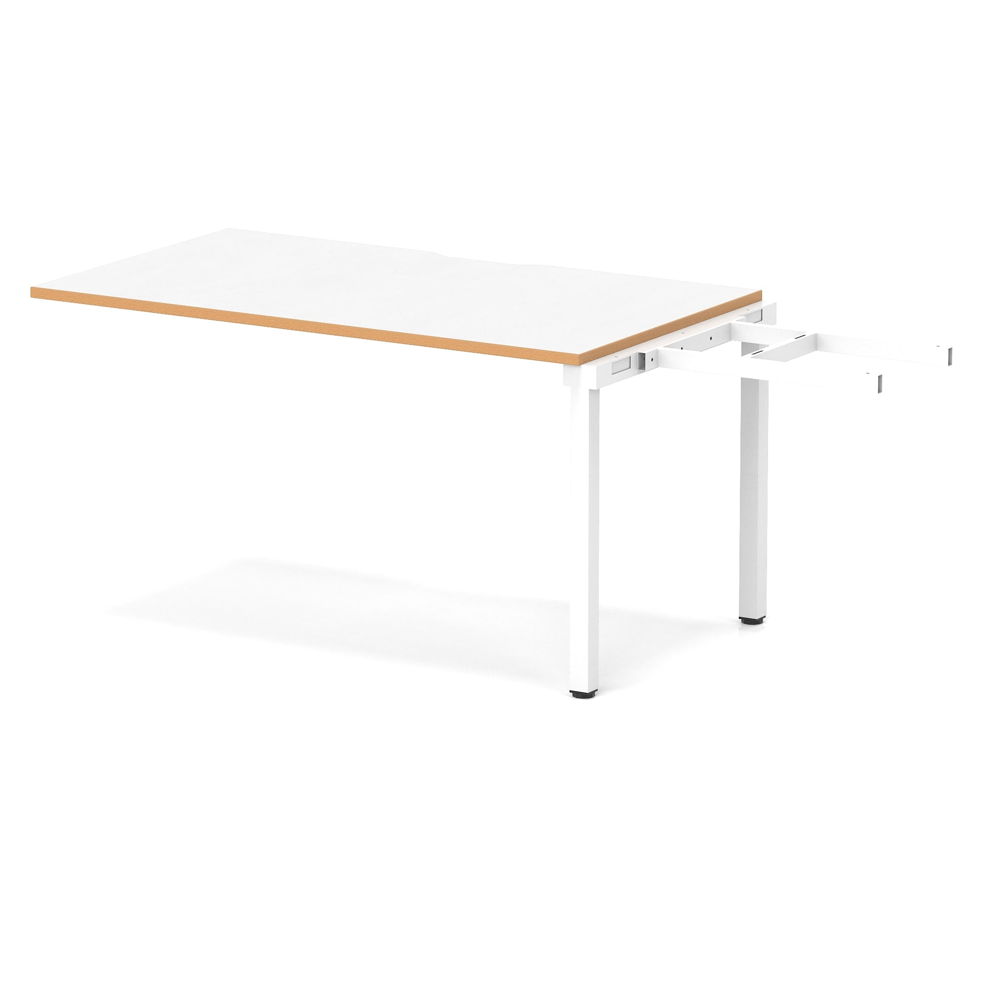 Evolve Plus Single Row Bench Desk Extension Kit