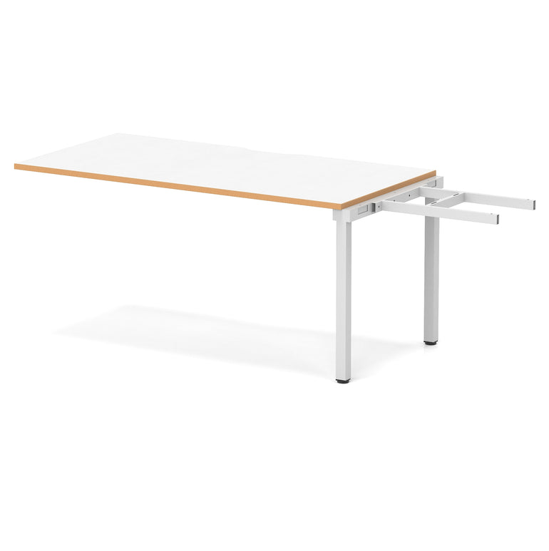 Evolve Plus Single Row Bench Desk Extension Kit
