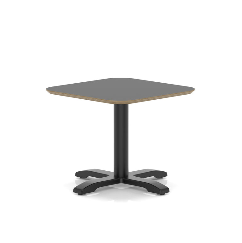 Brixworth Square Coffee Table With Cross Base - Black Leg