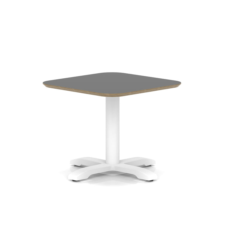 Brixworth Square Coffee Table With Cross Base - White Leg