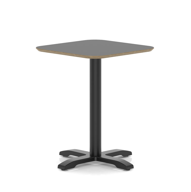 Brixworth Square Coffee Table With Cross Base - Black Leg