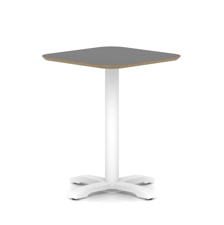 Brixworth Square Coffee Table With Cross Base - White Leg