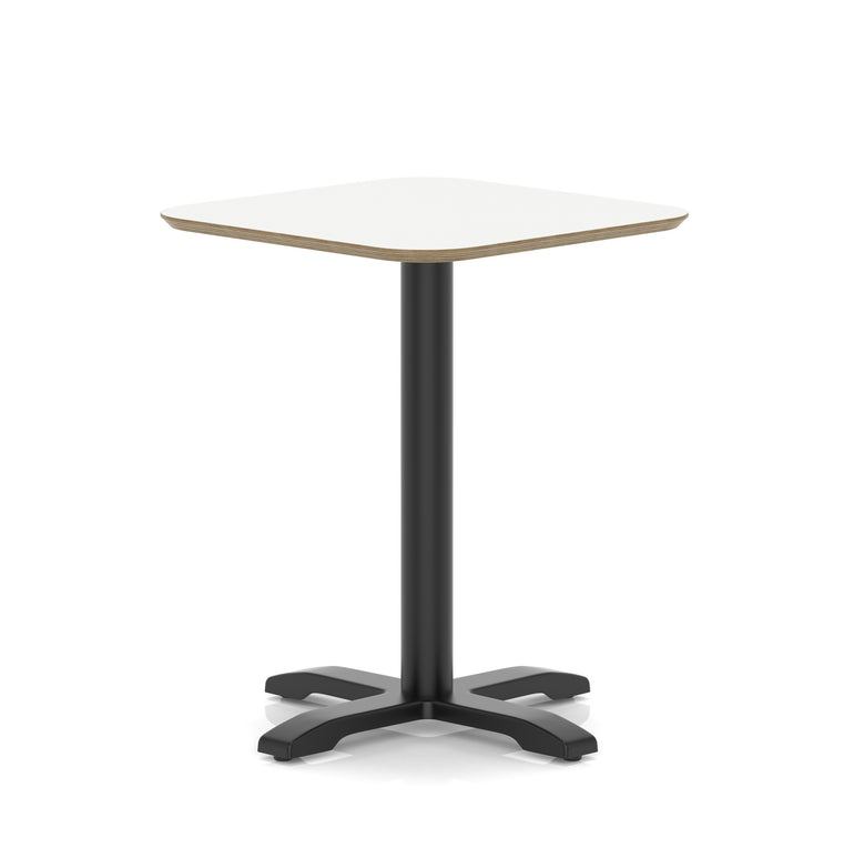 Brixworth Square Coffee Table With Cross Base - Black Leg