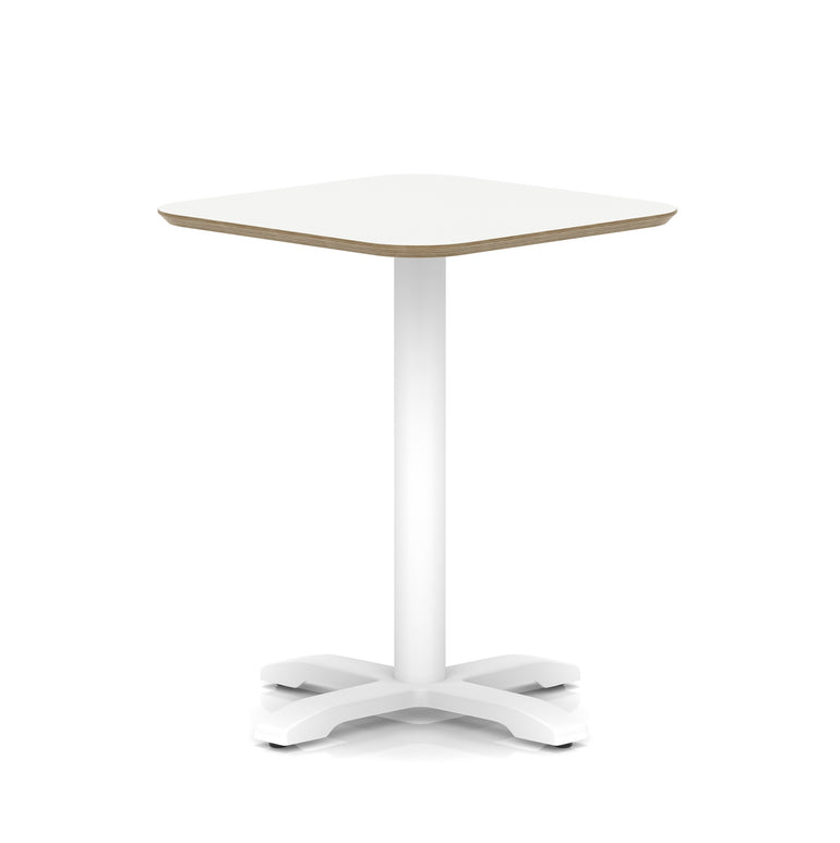 Brixworth Square Coffee Table With Cross Base - White Leg