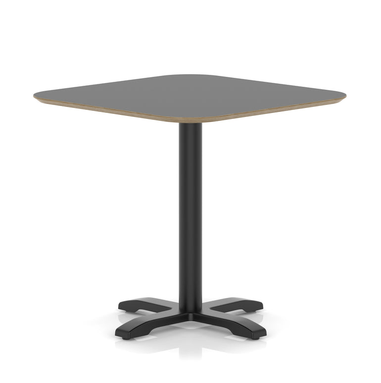 Brixworth Square Coffee Table With Cross Base - Black Leg