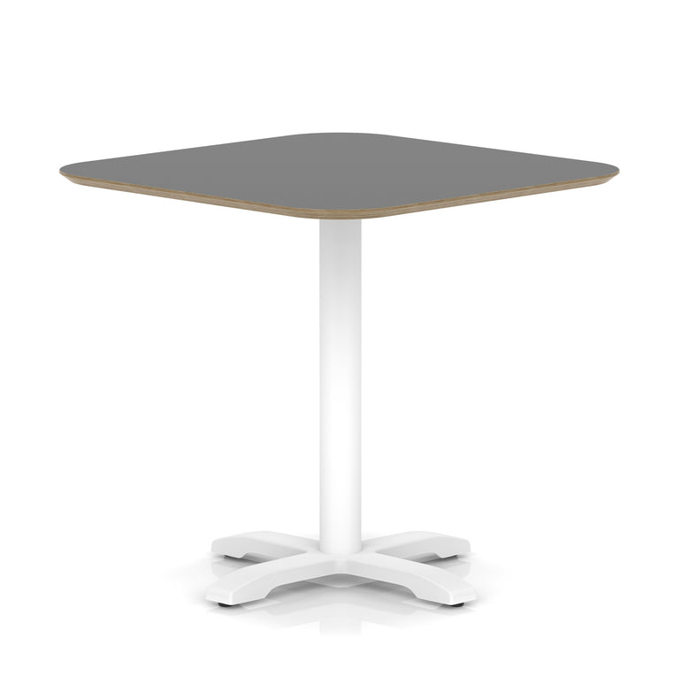 Brixworth Square Coffee Table With Cross Base - White Leg