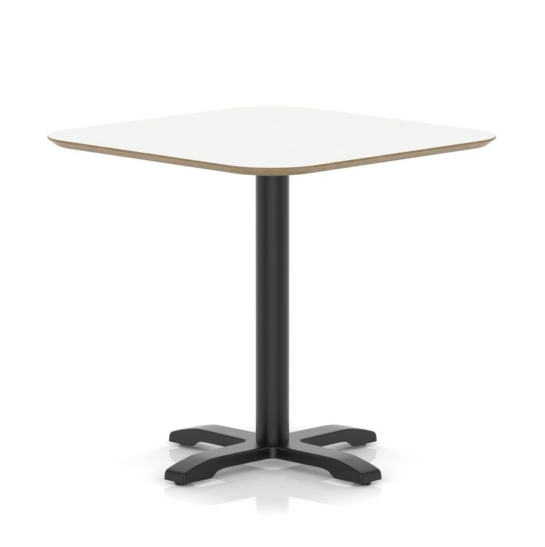 Brixworth Square Coffee Table With Cross Base - Black Leg
