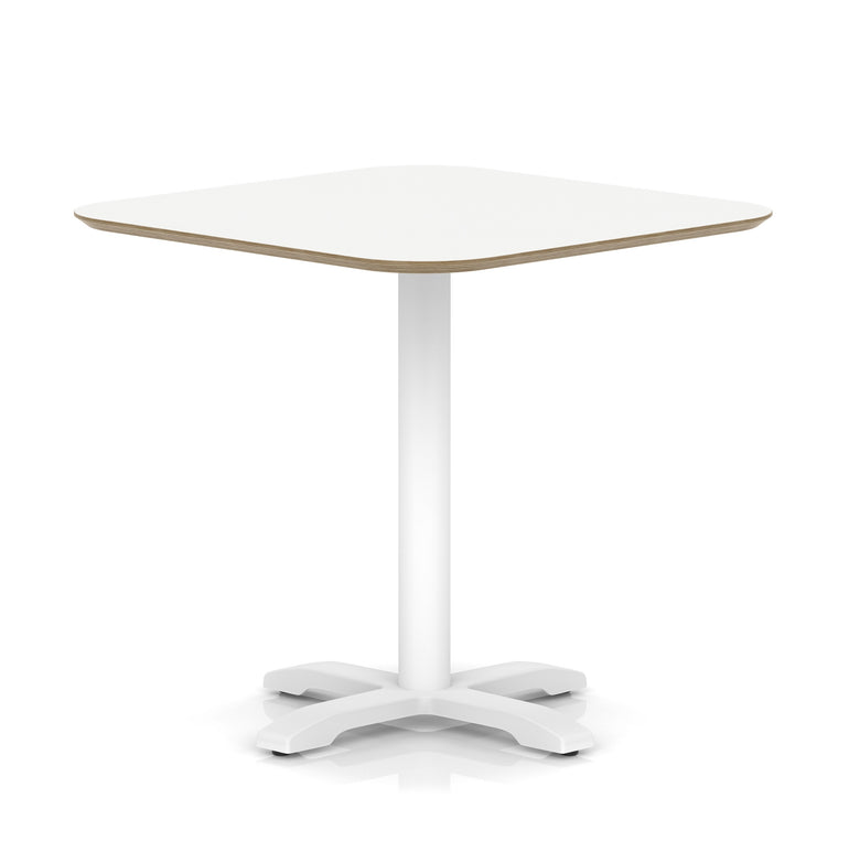 Brixworth Square Coffee Table With Cross Base - White Leg