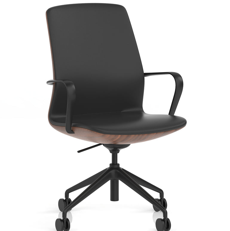Mara Black PU Executive Office Chair