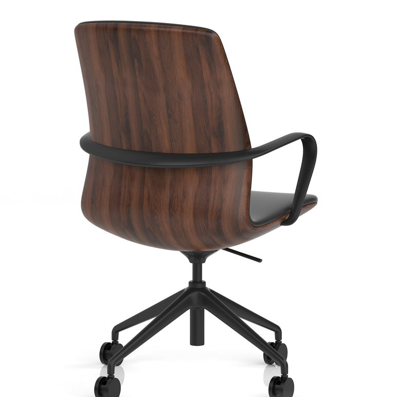 Mara Black PU Executive Office Chair