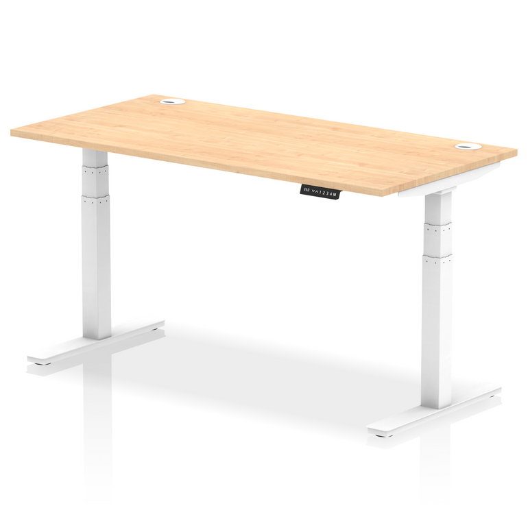 Air Height Adjustable Desk With Cable Ports