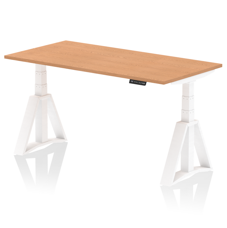 Air Height Adjustable Desk without Cable Ports With Piste Foot