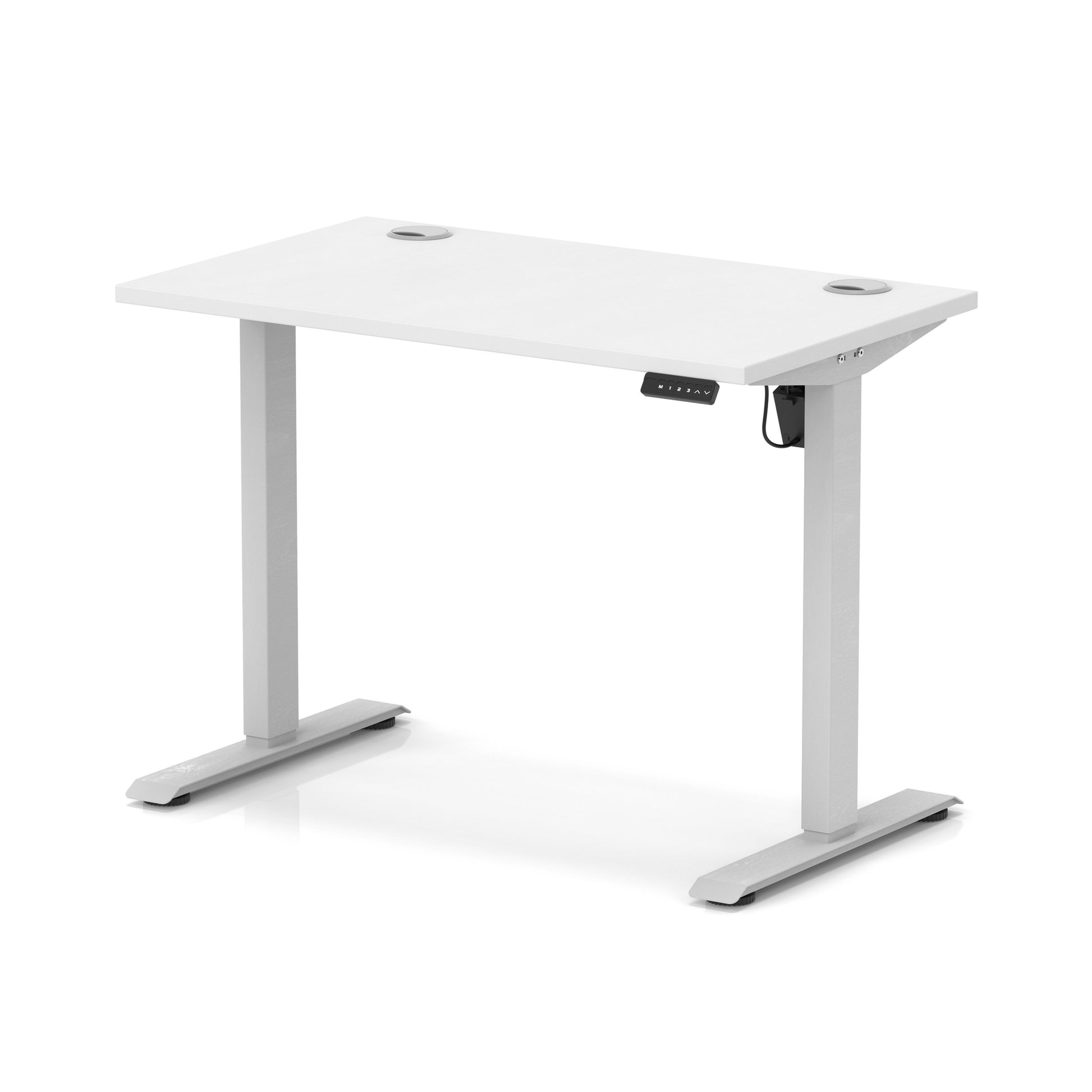 Air Lite Height Adjustable Slimline Desk With Cable Ports