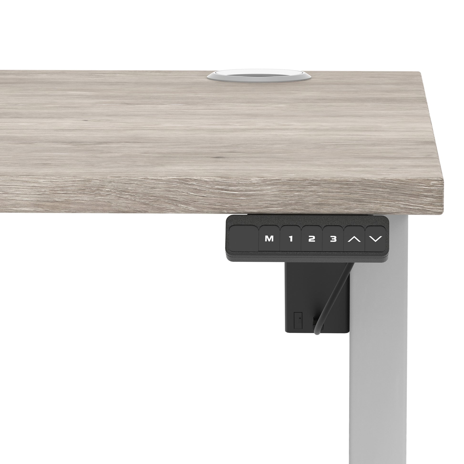 Air Lite Height Adjustable Desk With Cable Ports