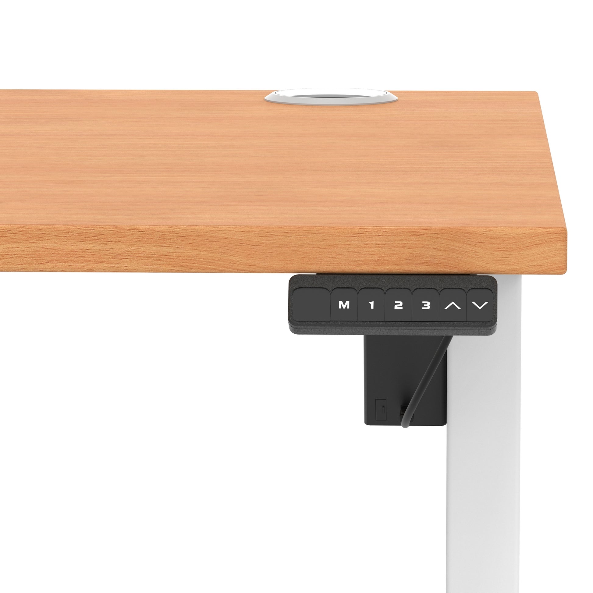 Air Lite Height Adjustable Desk With Cable Ports