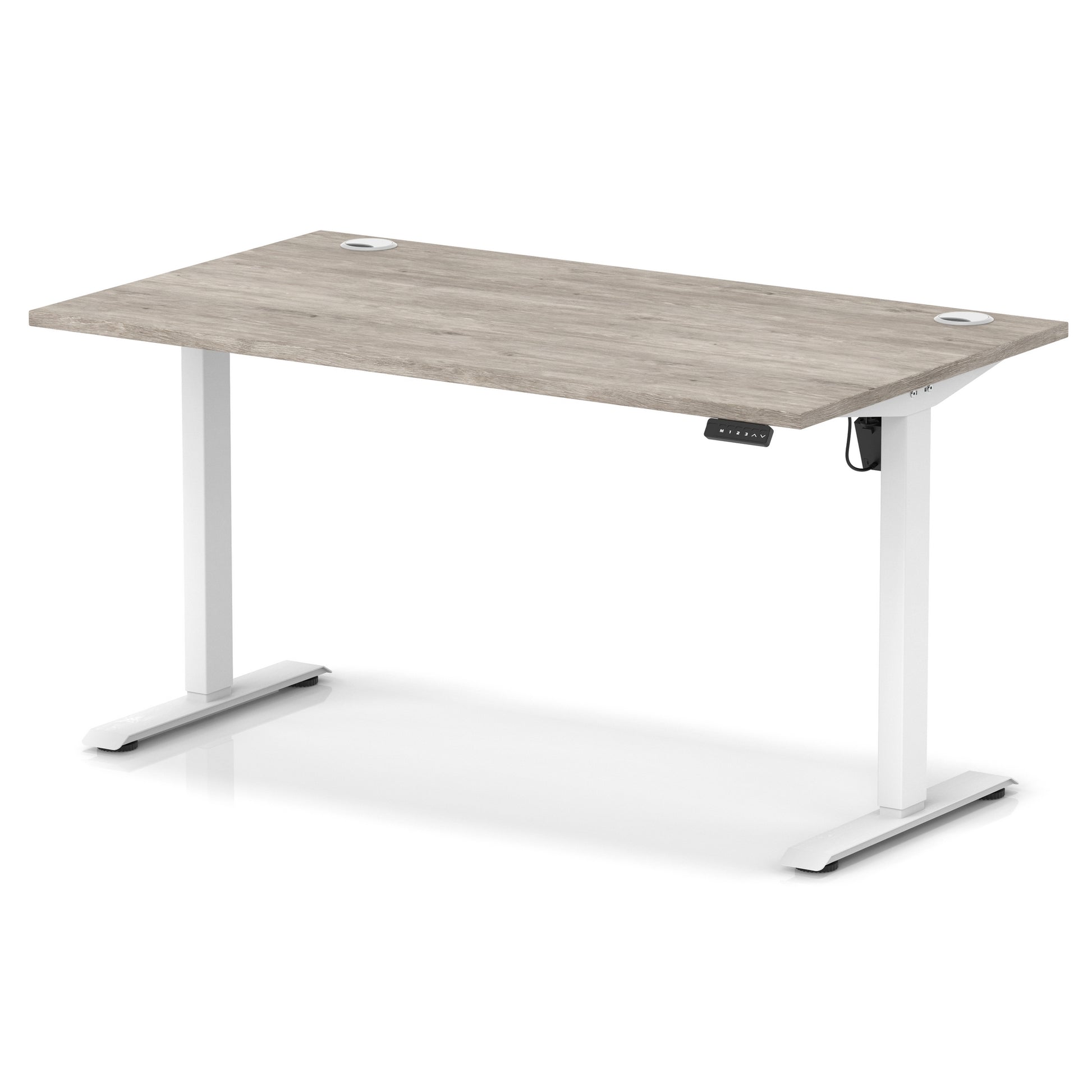 Air Lite Height Adjustable Desk With Cable Ports