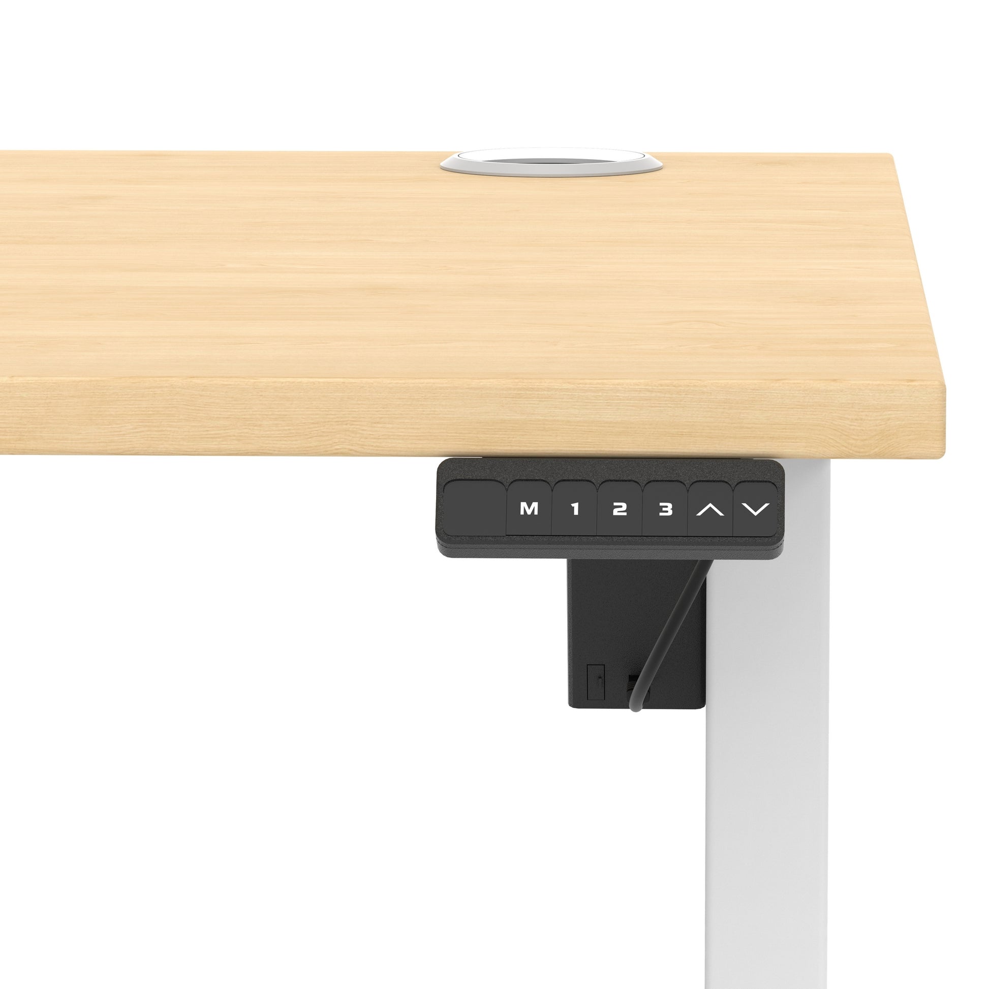 Air Lite Height Adjustable Desk With Cable Ports