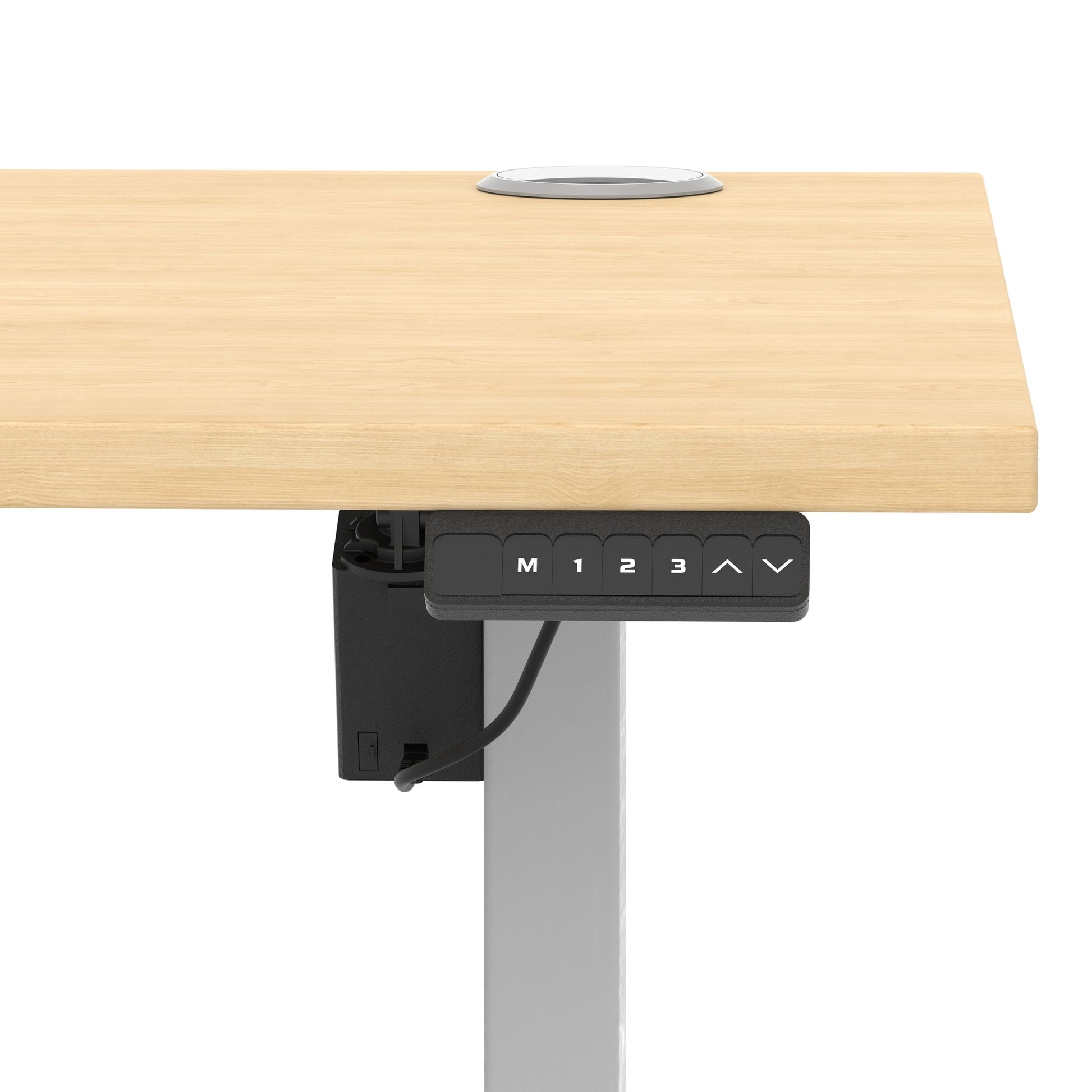 Air Lite Height Adjustable Desk With Cable Ports
