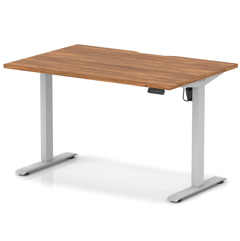 Air Lite Height Adjustable Desk With Scalloped Edge