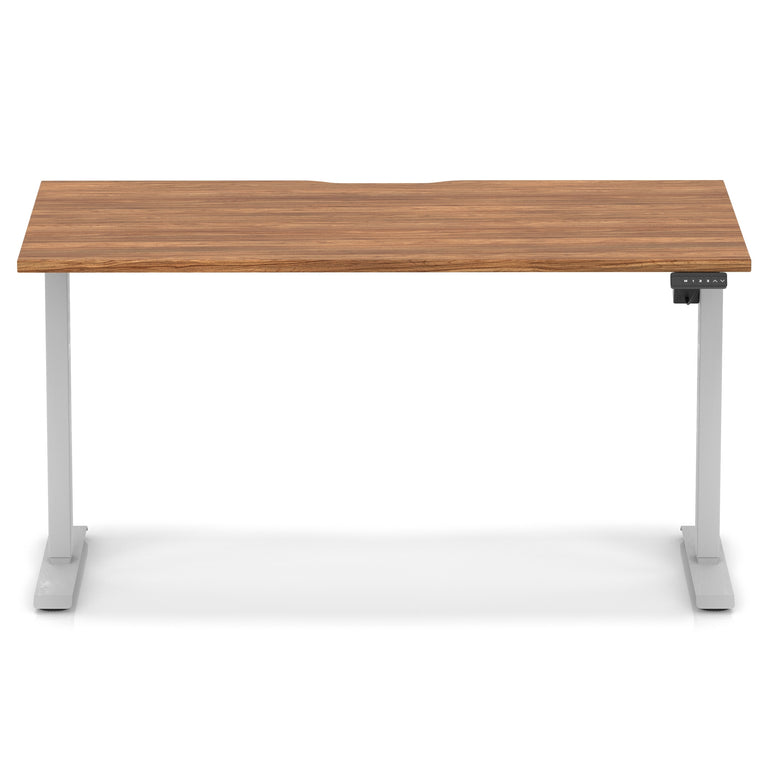 Air Lite Height Adjustable Desk With Scalloped Edge
