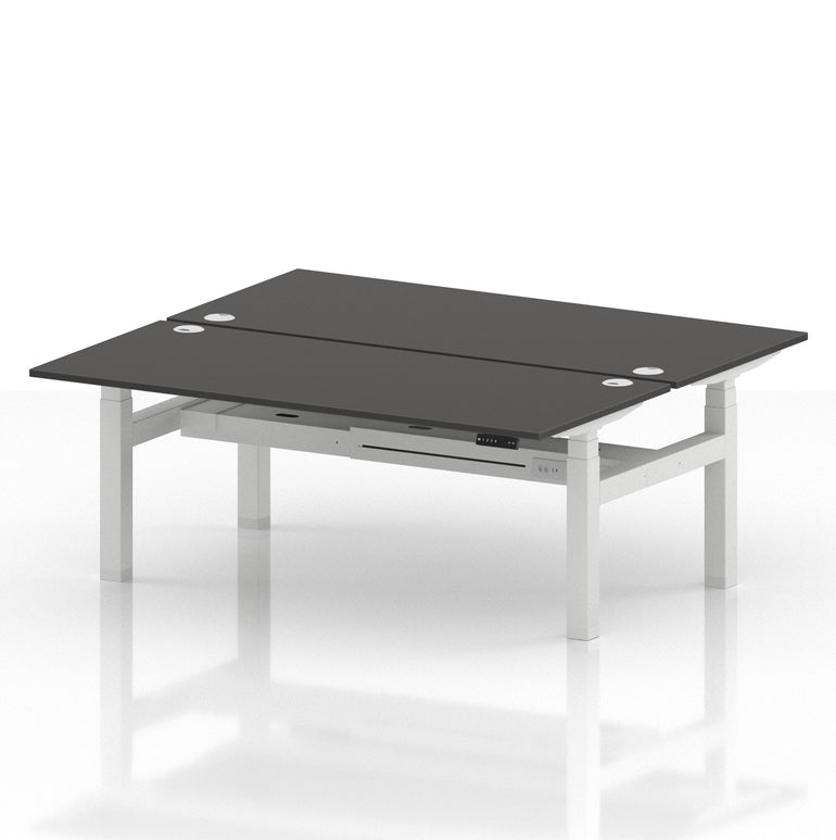 Air Back-to-Back Height Adjustable Bench Desk - 2 Person