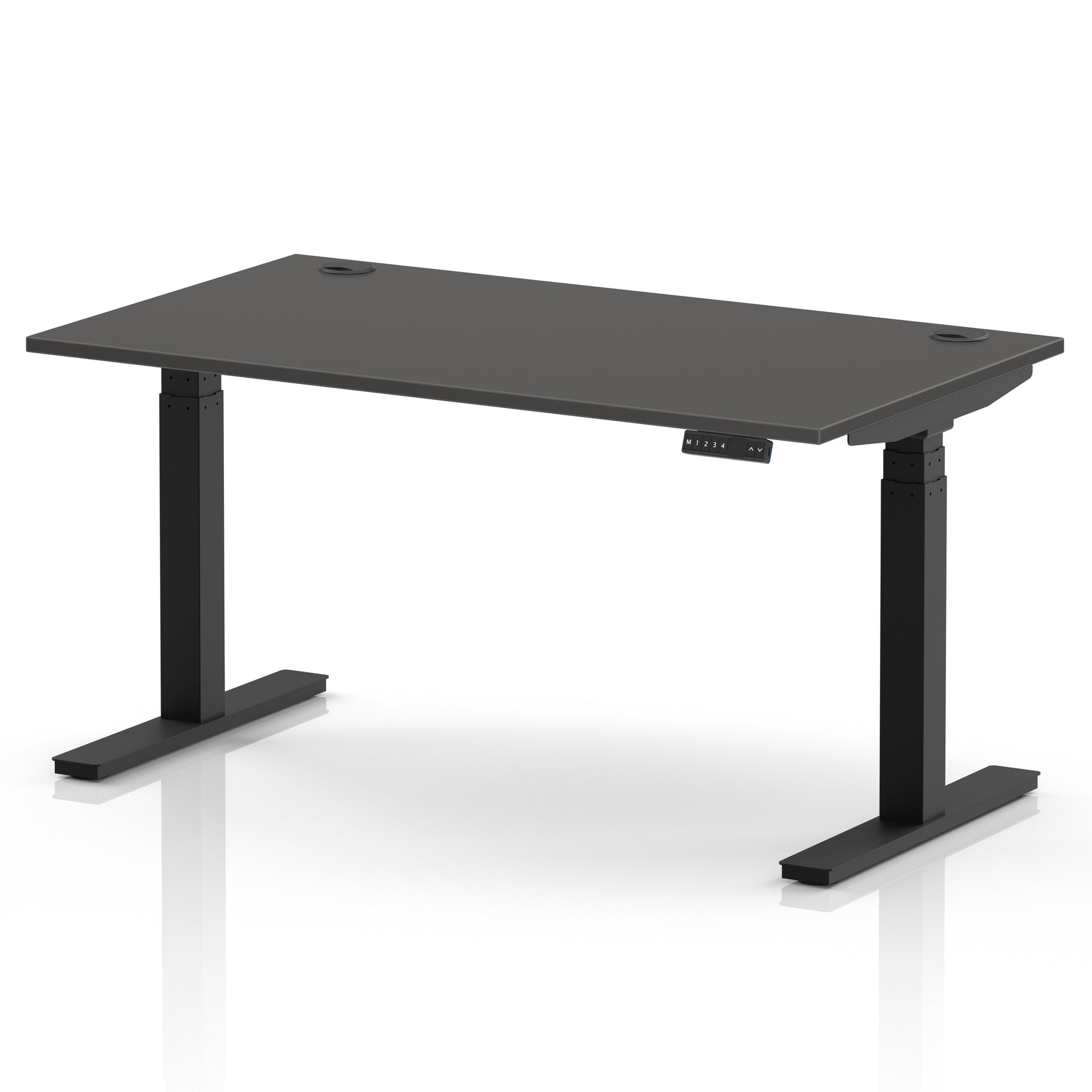 Air Height Adjustable Desk With Cable Ports
