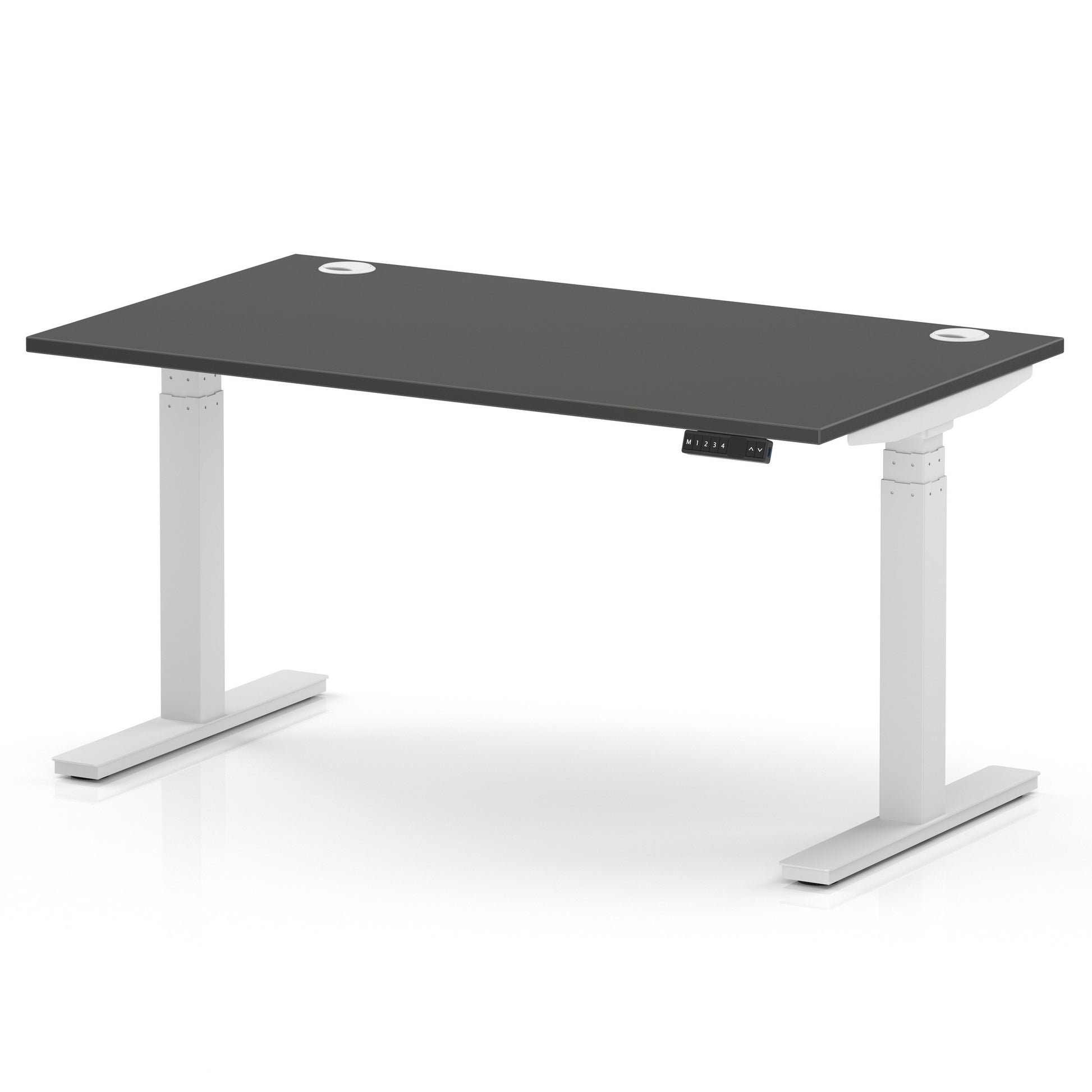 Air Height Adjustable Desk With Cable Ports