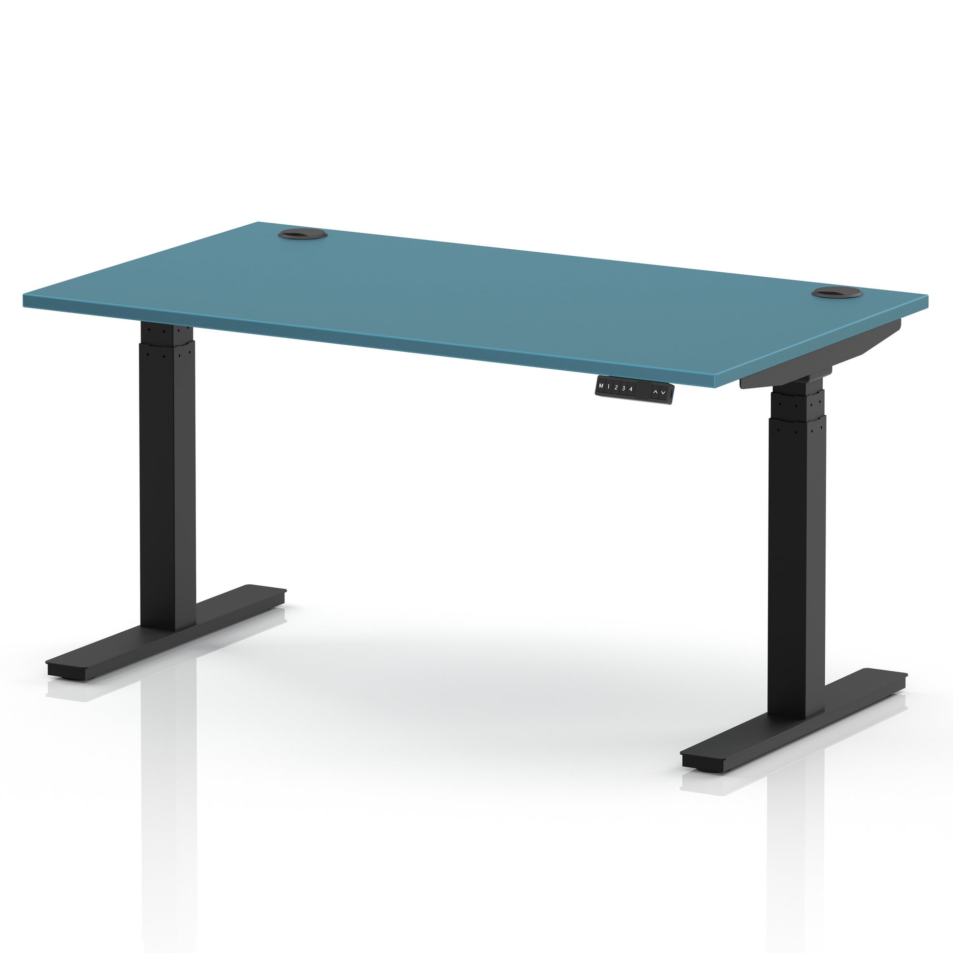 Air Height Adjustable Desk With Cable Ports