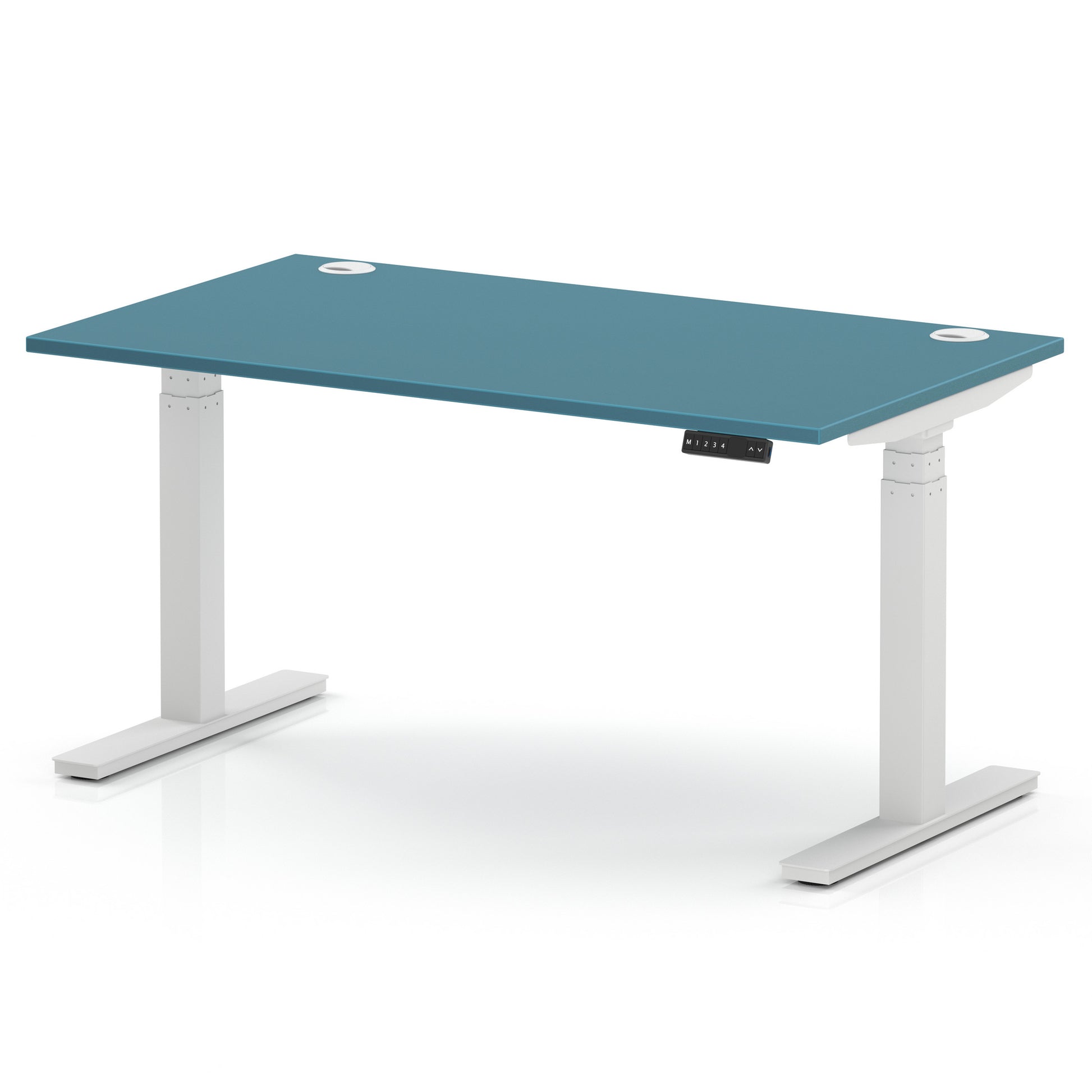 Air Height Adjustable Desk With Cable Ports