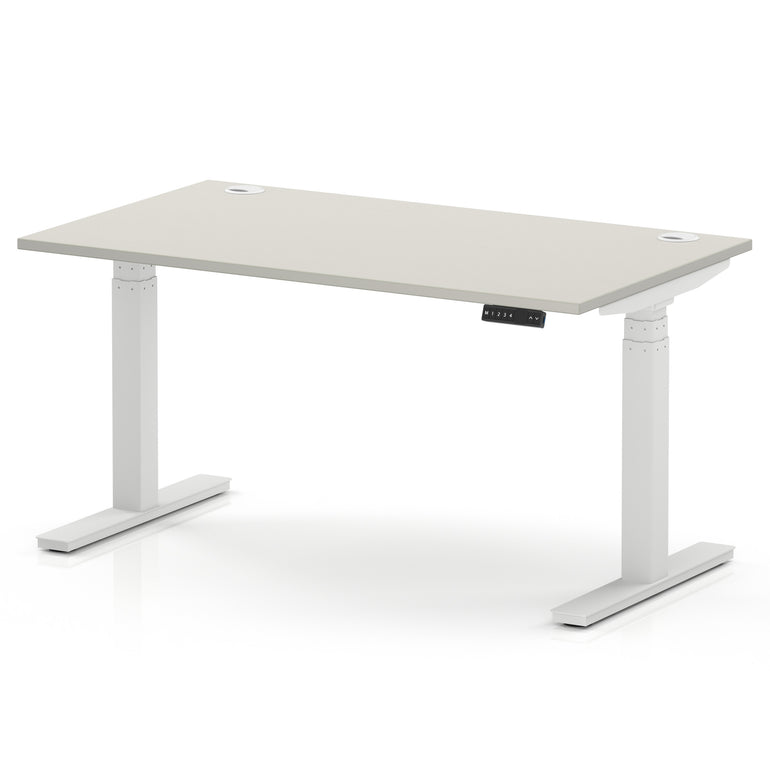 Air Height Adjustable Desk With Cable Ports