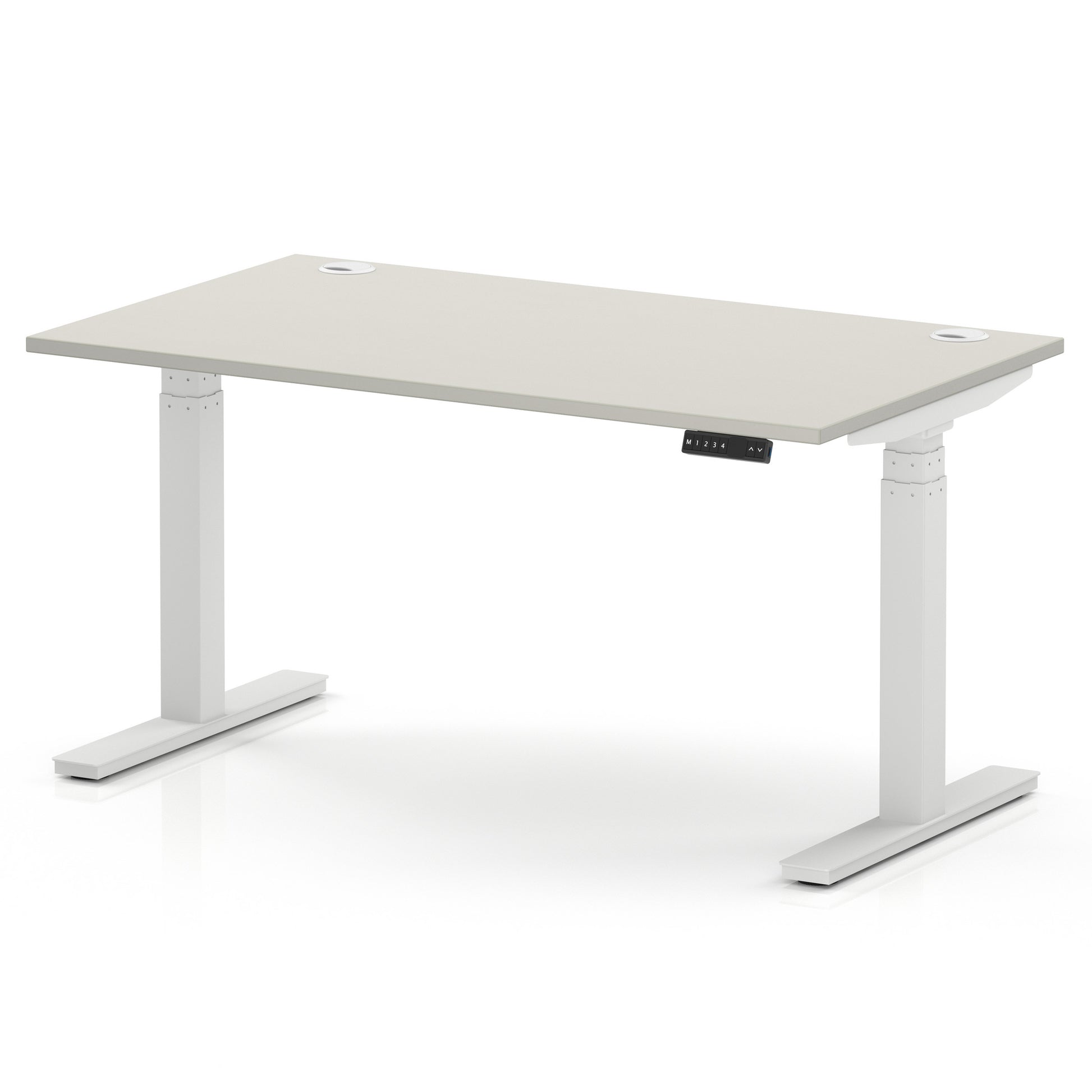 Air Height Adjustable Desk With Cable Ports